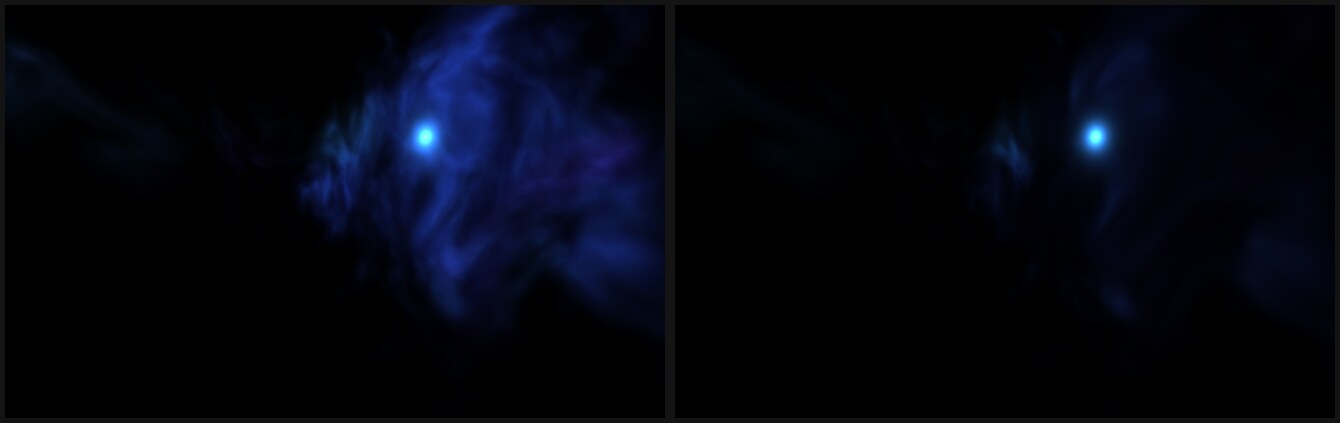 Opaque gas